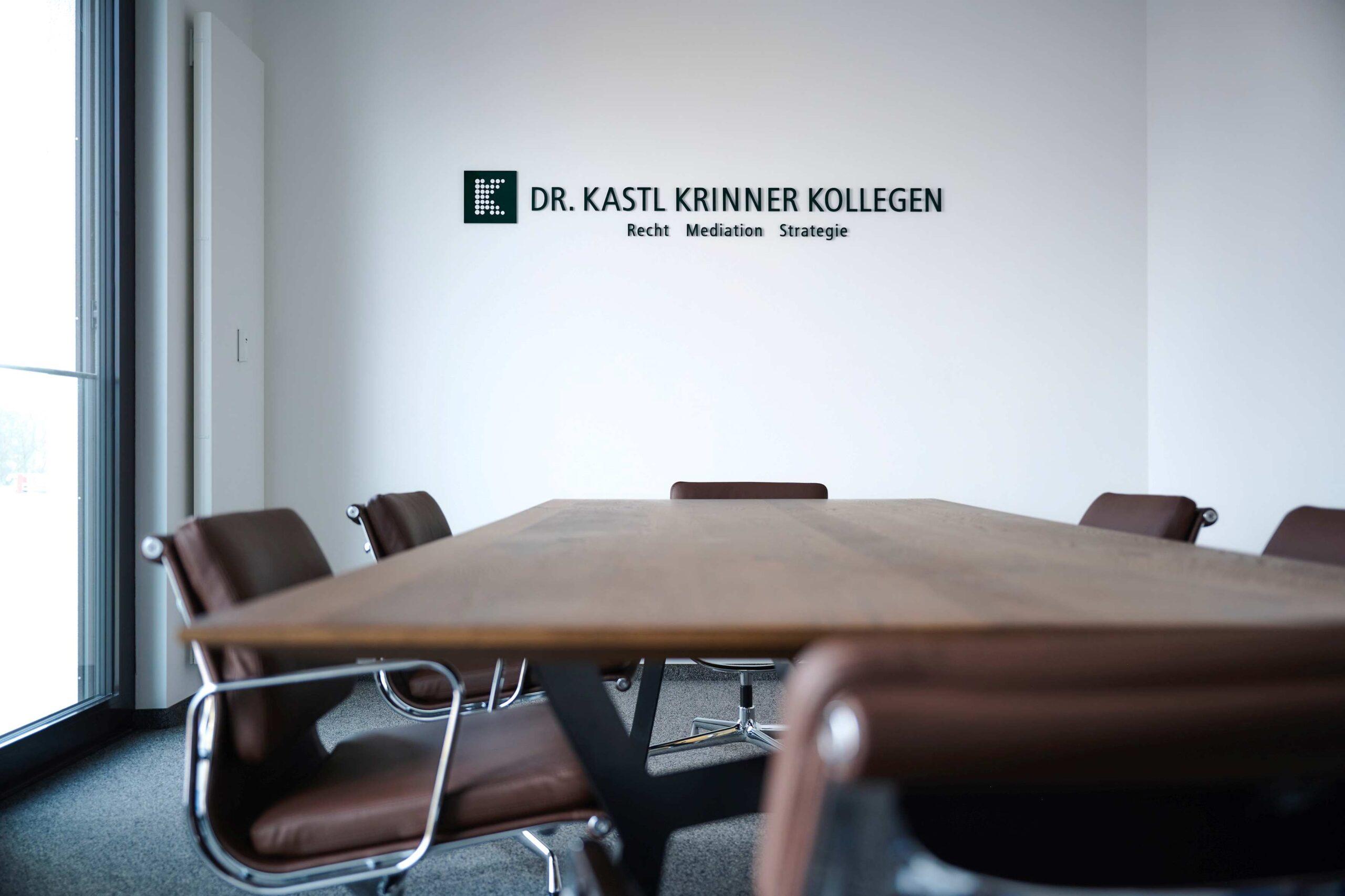 Besprechungsraum der Rechtsanwälte Dr. Kastl Krinner PartmbB, Moosburg